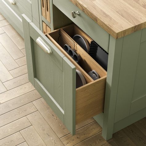 Laura Ashley Fitted Furniture (@lauraashleyfittedfurniture) • Instagram photos and videos Laura Ashley Kitchen, Barn Kitchen, Tray Storage, Kitchen Storage Ideas, Fitted Kitchen, Kitchen Details, Organization Kitchen, Kitchens And Bedrooms, Kitchen Upgrades