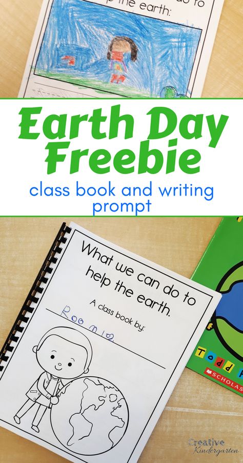 Kindergarten Writing Prompts, Spring Kindergarten, Literacy Centers Kindergarten, Book Prompts, Earth Day Crafts, Writing Prompts For Kids, Picture Writing Prompts, Earth Day Activities, Writer's Workshop