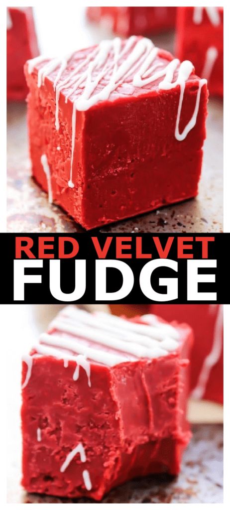 Velvet Fudge, Red Velvet Fudge, Easy Red Velvet, Mouthwatering Desserts, How To Make Fudge, Easy Fudge, Red Velvet Recipes, Friends Recipes, Chocolate Peanut Butter Fudge