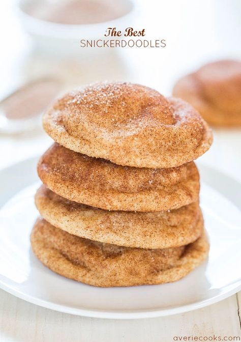 Amish Snickerdoodle Cookies, Snookerdoodle Cookies Recipe, Large Snickerdoodle Cookies, Bakery Style Snickerdoodle Cookies, Hawaii Bread, Cheese Zombies, Best Snickerdoodles, Snickerdoodles Cookies, Snickerdoodle Cookies Recipe