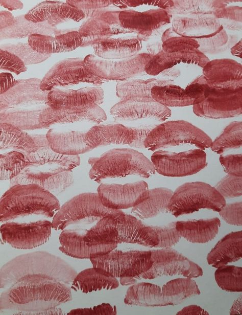 Red Lipstick Kisses, Lip Wallpaper, Lipstick Kiss, Boyfriend Crafts, Cherry Lips, Widget Design, Room Prints, Kiss Stickers, Laptop Wallpaper