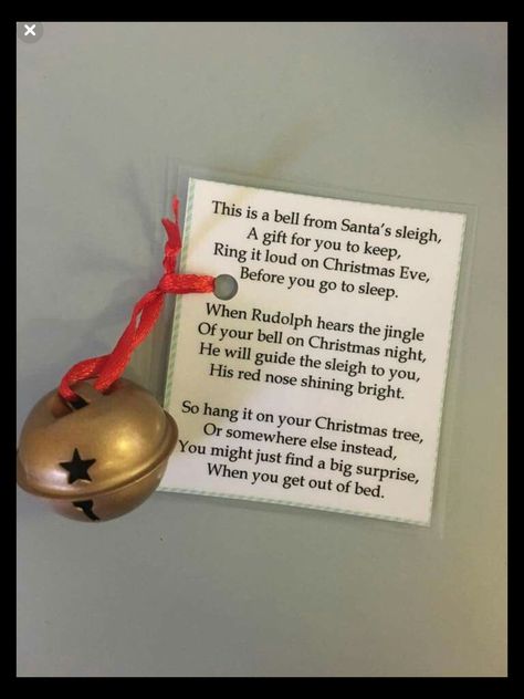 This is a bell from Santa's sleigh...  Great Christmas gift for teachers, coworkers, friends or just about anyone. Jul Diy, Crochet Bell, Quotes Christmas, Christmas Eve Box, Christmas Craft Ideas, Christmas Night, Jingle Bell, Christmas 2019, Ho Ho Ho