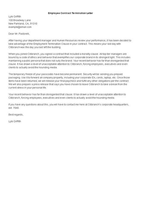 Employee Contract Termination Letter - How to create an Employee Contract Termination Letter ? Download this Employee Contract Termination Letter template now! Termination Letter, Sign In Sheet Template, Sign In Sheet, Lettering Download, Corporate Presentation, Resume Writer, Financial Instrument, Pptx Templates, Letter Example