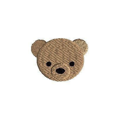 Mini Bear Head - 3 Sizes! Sew Cha Cha Bear Face Embroidery, Cute Bear Embroidery, Embroidery Bear Pattern, Valentines Crochet Patterns, Embroidery Teddy Bear, Bear Embroidery Pattern, Teddy Embroidery, Teddy Bear Embroidery, Embroidery Bear