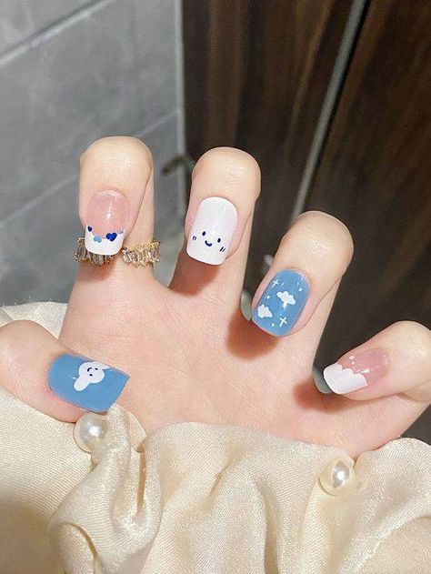 30 Beginner Short Nail Designs Too Cute To Skip - 210 Nailart For Short Nails Cute, Cute Simple Nail Art For Short Nails, Cute Nails For Kids 9-10, Graphic Nail Designs, Cute Nails For Kids, Cute Nail Designs Short, Kids Nail Art, Kids Nail Designs, Cute Simple Nails