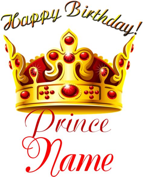 Happy Birthday Prince, Happy Birthday King, Crown Images, Crown Png, Happy Birthday Png, Happy 7th Birthday, Prince Crown, Transparent Image, Happy Birthday Cakes