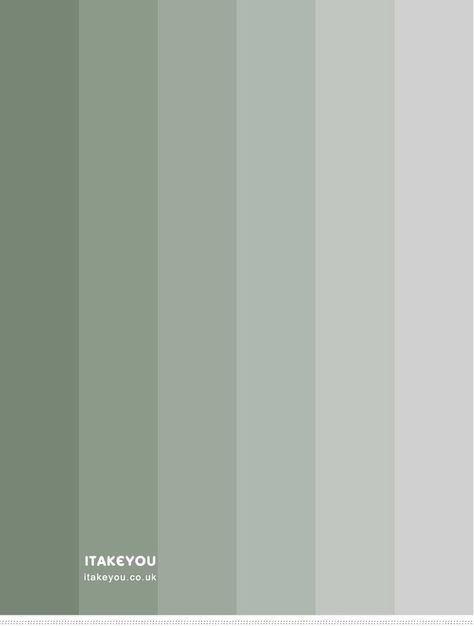 Shades of Sage Color Palette 1 - I Take You | Wedding Readings | Wedding Ideas | Wedding Dresses | Wedding Theme White Green, Sage Color Palette, Sage Green Wallpaper, Sage Green Bedroom, Sage Color, Bold Color Palette, Green Colour Palette, Color Palette Design, Bedroom Green