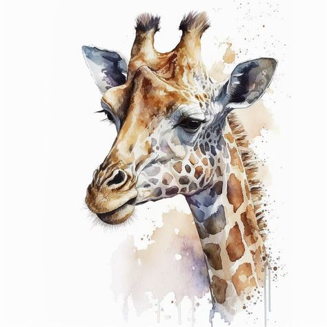 This Digital Prints item is sold by BHDesignGB. Ships from United States. Listed on 27 May, 2024 Watercolor Giraffe, Giraffe Wall Art, African Paintings, Giraffe Art, Watercolor Elephant, Watercolor Pictures, Animal Designs, Giraffe Print, Watercolor Animals