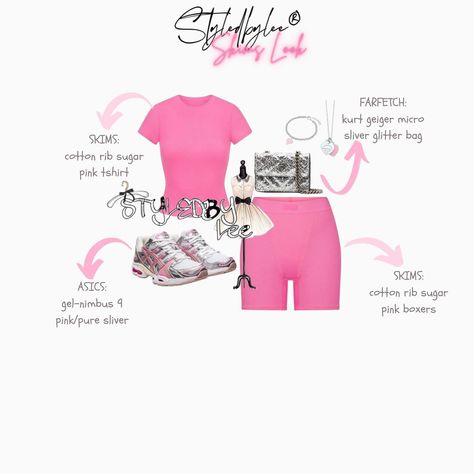 lil quickie (message me if interested in getting styled) | Instagram Pink Asics Outfit Black Woman, Gel Asics Outfit, Pink Skims Outfit Black Women, Pink Asics Outfit, Asics Outfit Black Woman, Asics Outfit, Capricorn Things, Pink Asics, New Balance Outfit