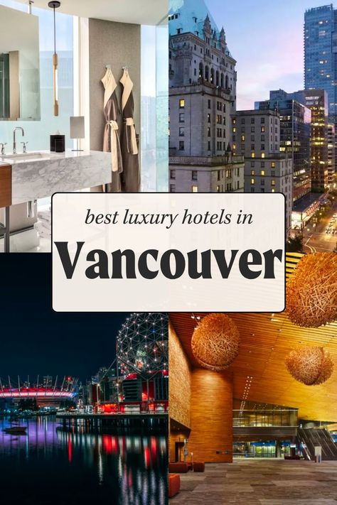 Need recommendations for hotels in Vancouver, Canada’s cool cosmopolitan hub on the Pacific coast? We have you covered with three luxurious choices across Downtown’s best neighborhoods. For sweet perks — like complimentary daily breakfast, extended check-in/out and other extras — at the best hotels in Vancouver, Canada, connect with us at foratravel.com! Fairmont Hotel Vancouver, Travel Agent Career, Vancouver Hotels, Cool City, Vancouver Travel, Santorini Hotels, Canada Travel Guide, Fairmont Hotel, Canadian Travel