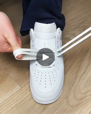 Shoelace Hacks Tie Shoes, How To Tie Shoelaces Af1, Shoelaces Ways To Tie Yeezy, Trendy Height Increasing Lace-up Sneakers, Height Increasing Lace-up Sneakers, Ways To Lace Shoes, Lacing Sneakers, Clothing Hacks, Tie Shoes