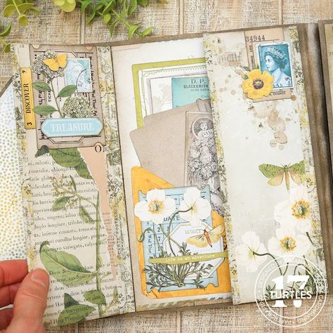 Dream Big Krafty Garden Junk Journal by Juliana Michaels featuring 49 and Market Krafty Garden Collection and Envelope Gatefold Flip Folio Stampers Anonymous Christmas, Garden Junk Journal, 49 And Market, Katie Pertiet, Halloween Apothecary, Dollar Tree Halloween, Garden Junk, Halloween Door Decorations, Creative Classroom