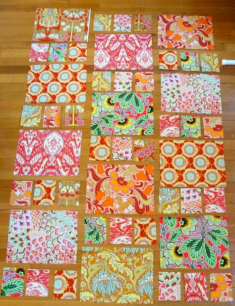 Amy Butler Quilt, Scrappy Quilting, Mccalls Quilting, Kaffe Fassett Quilts, Boho Quilt, Quick Quilt, Block Quilts, Amy Butler, Sewing Quilts