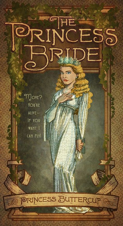 Princess Bride Art, Bride Fanart, Princess Bride Buttercup, Princess Bride Movie, Bride Art, The Princess Bride, Movie Poster Art, Princess Bride, Great Movies