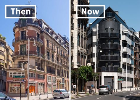 22 Times Buildings Were Renovated And Some Say They Now Look Worse Than They Were Before Old Building Renovation, Historical Building Renovation, Old Cities, Creepy Movies, Never Judge, Architecture Collection, Building Renovation, Eye Of The Beholder, Famous Buildings