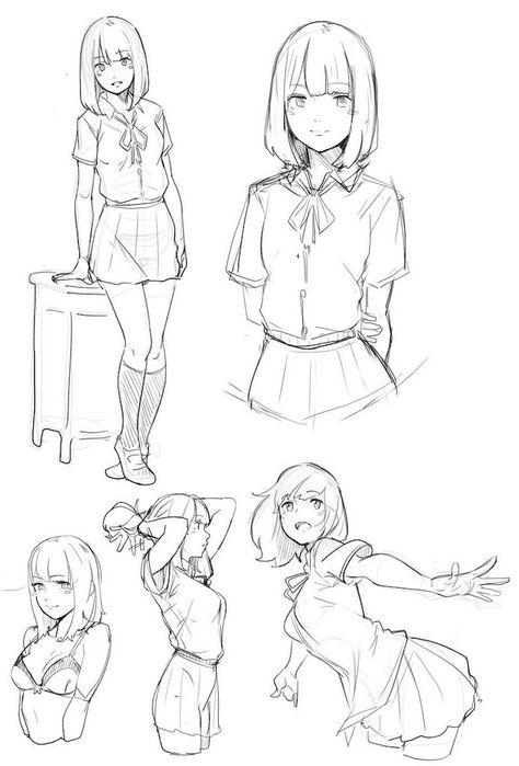 Drawing Anime Bodies, Background Anime, Manga Poses, Drawing Body Poses, Draw Manga, Anime Tutorial, Female Drawing, Manga Drawing Tutorials, Body Reference Drawing