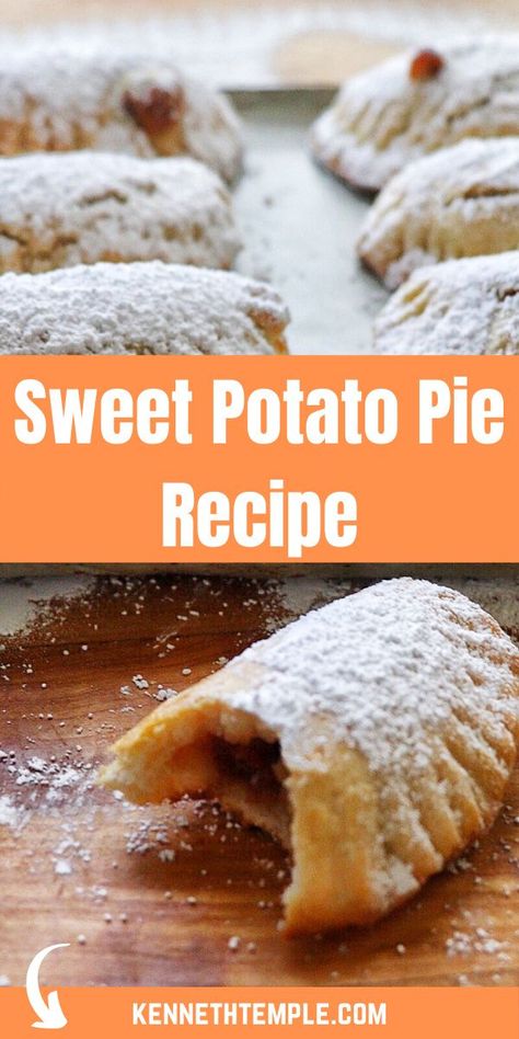 Maple Sweet Potato Pie, Cheesecake Fried Pies, Sweet Potato Hand Pies Recipes, Sweet Potato Fried Pies, Small Sweet Potato Pie, Fried Sweet Potato Pie, Sugar Free Sweet Potato Pie, Old Southern Recipes Soul Food, Sweet Potato Pie Southern Condensed Milk