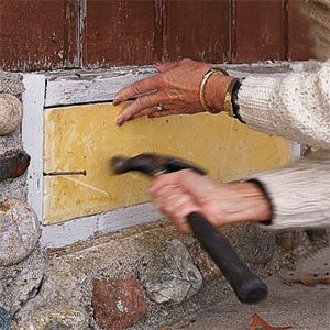 Photo: Chad Holder | thisoldhouse.com | from Crawl-Space Vents: Open or Closed? Crawl Space Access Door, Crawl Space Vent Covers, Crawl Space Cover, Diy Crawlspace, Crawl Space Vapor Barrier, Crawl Space Vents, Crawl Space Door, Crawl Space Insulation, Crawl Space Repair