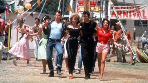 Movie Fashion Inspiration: Grease - College Fashion Grease Film, Grease 1978, Grease Movie, Grease Is The Word, Troy Bolton, Sandra Dee, We Go Together, The Greatest Showman, Olivia Newton John