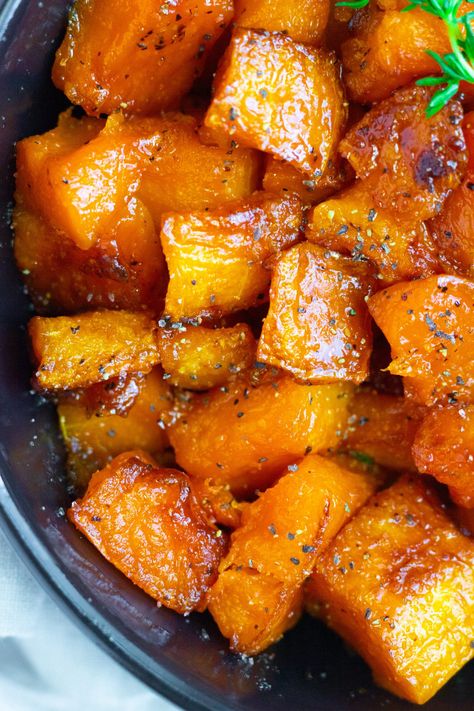 Roasted Butternut Squash Maple Syrup, Butternut Squash Sides Recipes, Maple Butternut Squash Recipes, Maple Glazed Butternut Squash, Roasted Butternut Squash With Maple Syrup, Roasted Butternut Squash With Apples, Honey Roasted Butternut Squash Cranberry, Candied Butternut Squash Recipes, Maple Roasted Squash