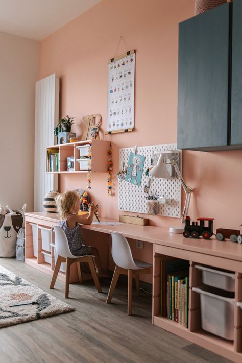 Trofast Ikea, Kids Room Desk, Ikea Playroom, Ikea Kids Room, Kids Rooms Inspo, Ikea Trofast, Ikea Kids, Kids Desk, Ikea Bedroom