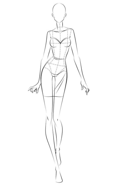 Body Sketch Fashion Design, Fashion Design Base Sketch, Croque Drawing Fashion Templates, Clothing Design Base Model, Fashion Modle Base Drawing, Body Base For Fashion Design Drawing, Fashion Design Mannequin Drawing, Modal Drawings, Model Figure Sketch Fashion Templates Front And Back