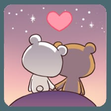 Calin Gif, Milk Mocha, Bear Couple, Milk & Mocha, Bear Drawing, Cute Bear Drawings, Cute Kawaii Animals, Cute Cartoon Images, Cute Couple Drawings