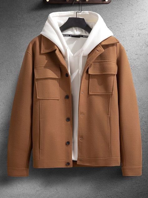 Sweater Outfits Men, Overcoat Men, Mens Wool Coats, Minimalist Fashion Men, Guys Clothing Styles, Mens Casual Dress Outfits, Men Stylish Dress, Jackets Men Fashion, Cool Outfits For Men