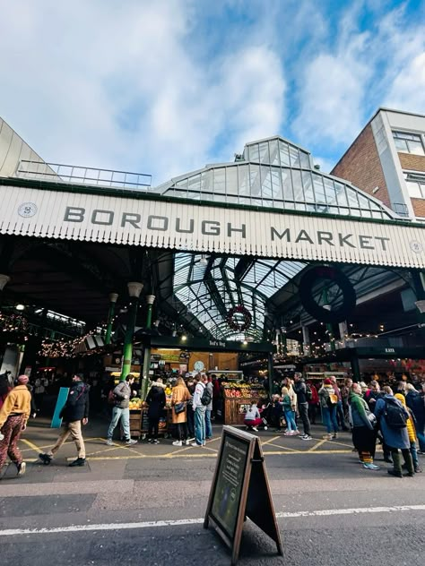 #borough #market #london #londonlife #architecture London Markets Borough, London Market Aesthetic, London Borough Market, A Week In London, London Sites, One Day In London, London Markets, Borough Market London, Hello London