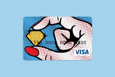 Bank Card Design, Debit Card Design, Credit Card Images, Illustration Pop Art, Credit Card Design, Credit Card Hacks, Credit Card Art, 카드 디자인, Best Credit Cards