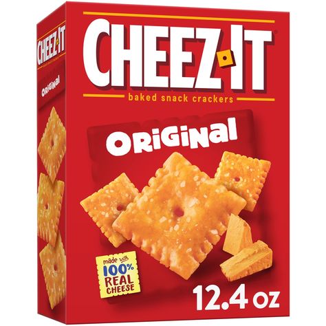 Cheez Its, Cheesy Crackers, Snack Crackers, America Food, It Original, Snack Gift, Cheese Bites, Cracker Snacks, No Bake Snacks