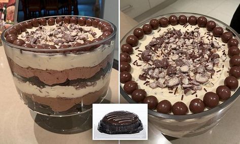 Coles Mud Cake Hack, Mud Cake Hack, Best Trifle, Choc Mousse, Chocolate Mud Cake, Cake Hacks, Mousse Dessert, Mud Cake, Dental Student