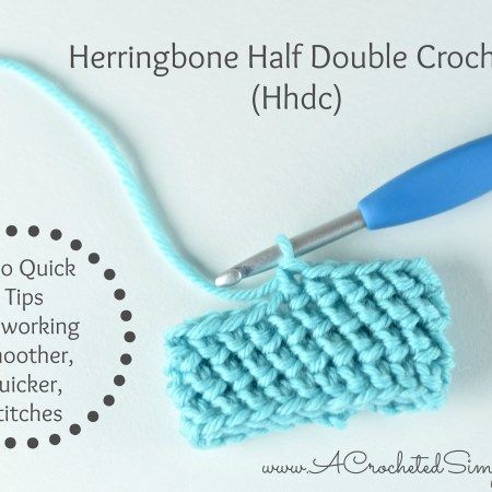 Have you tried (and failed) to work the Herringbone Half Double Crochet Stitch (Hhdc)? While it’s an awesome stitch, it’s also a finicky one, isn’t it? How many t… Herringbone Half Double Crochet Stitch, Herringbone Half Double Crochet, Half Double Crochet Stitch, Herringbone Stitch, Crochet Tips, Double Crochet Stitch, Crochet Stitches Tutorial, Crochet Instructions, Crochet Stitches Patterns