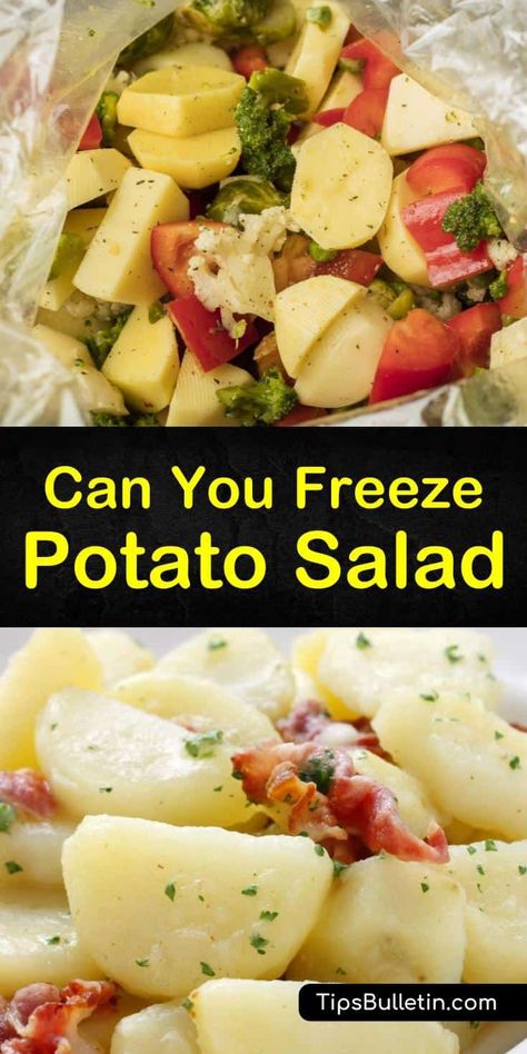 Leftover Potato Salad, Freezing Potatoes, Can You Freeze Potatoes, Best Potato Salad Recipe, Canned Potatoes, Leftover Potatoes, German Potato, German Potatoes, Frozen Potatoes