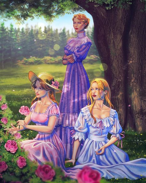 Acotar acomaf Archeron sisters Velaris Starfall, Archeron Sisters, Charlie Bowater, Acotar Funny, Sara J Maas, Roses Book, Feyre And Rhysand, Acotar Series, Sisters Art