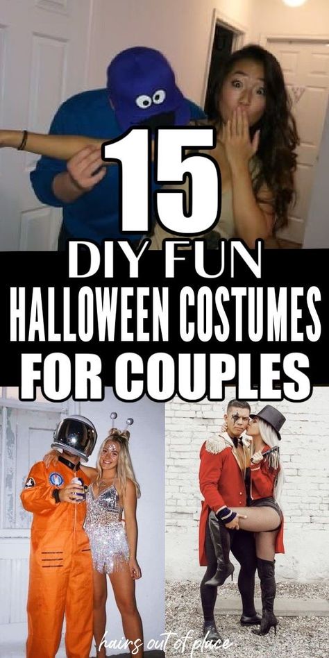 Happy Halloween to you and your BOO thang. It’s that time of the year to find your best Halloween couple costume and go out with a bang this Halloween. This post is full of the absolute best, spooky, sexy, creative, and easy costumes for your couple’s Halloween costumes! Last Minute Cheap Halloween Costumes, Hot Last Minute Halloween Costumes Couple, Couple Costume Ideas Unique Diy, Couples Costume Ideas Diy, Easy Couple Costumes Last Minute, Simple Couples Halloween Costume Ideas, Bf And Gf Halloween Costumes, Easy Diy Couples Costumes, Clever Couples Halloween Costumes