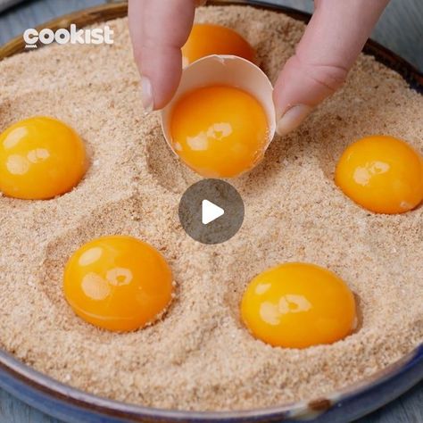 Egg Cooked In Bread, Panko Fried Egg Yolks, Deep Fried Egg Yolk, Quick And Easy Egg Recipes, What To Do With Boiled Eggs, Best Fried Eggs, Fried Egg Sandwich Ideas, Recipes That Use A Lot Of Eggs, Recipes With Egg Yolks