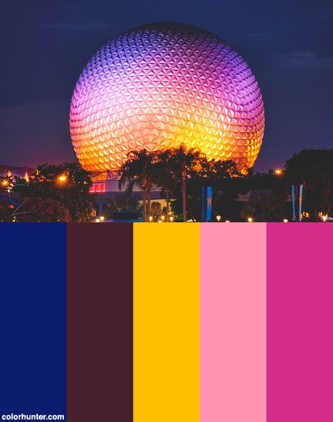 Nighttime Spectacle Of Light Color Scheme from colorhunter.com Nighttime Color Palette, Light Color Scheme, Light Color Palette, Palette Design, Tutorials Drawing, Disney Scrapbooking, Flower Festival, Disney Colors, Disney World Parks