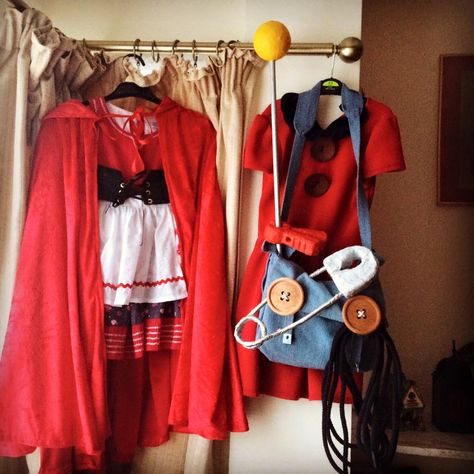 Little Red Riding Hood and Arrietty Clock (The Borrowers) Costumes ready for World Book Day The Borrowers Costume, The Borrowers Aesthetic, Borrowers Costume, Borrowers Aesthetic, Tiny Heist, Decade Dress Up, Arrietty Cosplay, Noah Costume, Dance Character