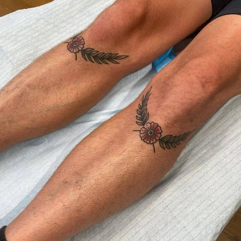 Angel Wings Under Knee Tattoo, Angel Wings Leg Tattoo, Around Knee Tattoo Men, Angel Wings Knee Tattoo, Angel Wing Knee Tattoo, Knee Wings Tattoo, Wings Tattoo Knee, Under Knee Tattoo Men, Wings Knee Tattoo