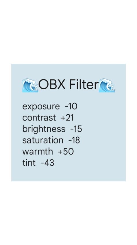 🌊OBX Filter🌊 Beach Filter Iphone, Beach Pictures Filters, Preppy Camera Filter, Filter For Beach Photos, Beachy Filter Camera Roll, Photo Fix, Vintage Photo Editing, Phone Photo Editing, Learn Photo Editing