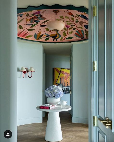 Farrow & Ball, Ceiling Domes, Urban Electric, Ceiling Murals, Vegas Style, Design Del Prodotto, Chic Home, Architectural Digest, Interior Inspo