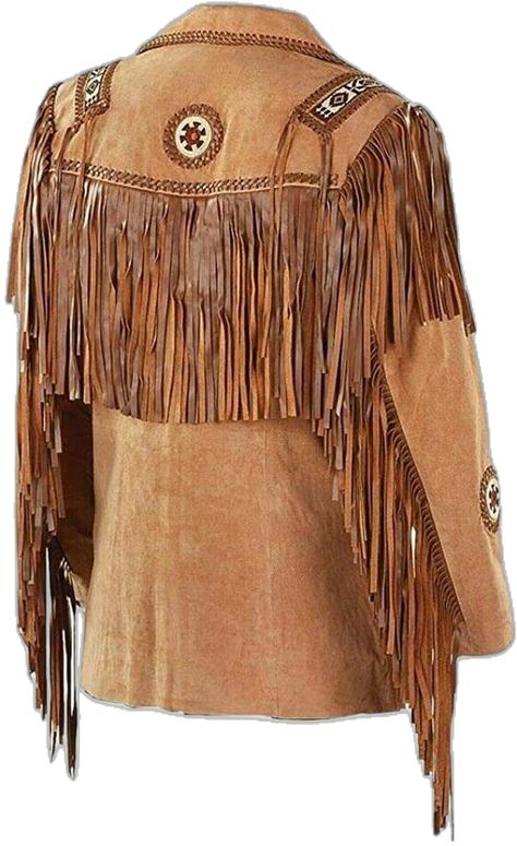 Cowboy Leather Jacket, Native American Jackets, Leather Jacket With Fringe, Suede Jacket Men, Cowboy Jacket, Fringe Coats, Suede Leather Jacket, Fringe Leather Jacket, Western Jacket