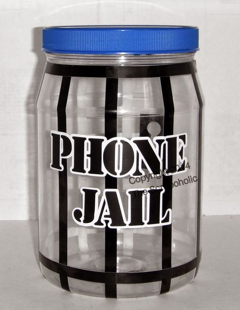 Phone Prison, Jail Ideas, Cell Phone Jail, Phone Jail, Cell Phone Kiosk, Phone Kiosk, Kids Cell Phone, Cell Phone Service, Jail Cell