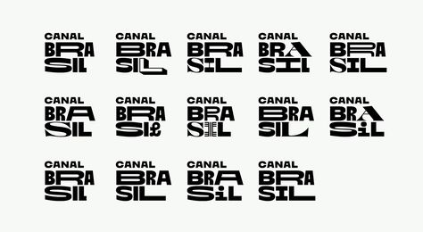 Type Network | Custom | Revitalizing Canal Brasil with a custom variable font Scifi Logo, 10 Million Subscribers, Football Factory, Wilson Football, Variable Font, Contemporary Logo, Brazil Culture, Brazilian Design, City Branding