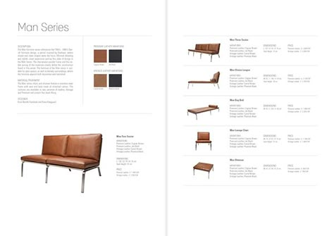 I created a series of 24 two-, four-, and 8-page brochures that detail technical information about NORR11's furniture. These brochures are used every day by architects and furniture retailers who need detailed information about the products offered by NOR… Product Brochure Design Layout, Products Flyer Design, Furniture Catalogue Design, Furniture Catalog Design, Catalog Design Ideas, Product Catalogue Design, Product Catalog Design, Product Information Design, Catalog Layout