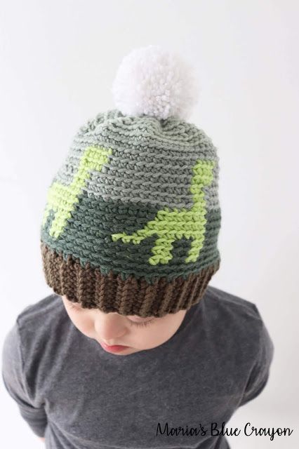 Crochet Dinosaur Hat for Kids - Free Crochet Pattern - Maria's Blue Crayon Free Crochet Dinosaur, Dinosaur Hat Pattern, Crochet Dinosaur Hat, Dinosaur Crochet, Crochet Dinosaur Patterns, Dinosaur Hat, Blue Crayon, Hat For Kids, Crochet Kids Hats