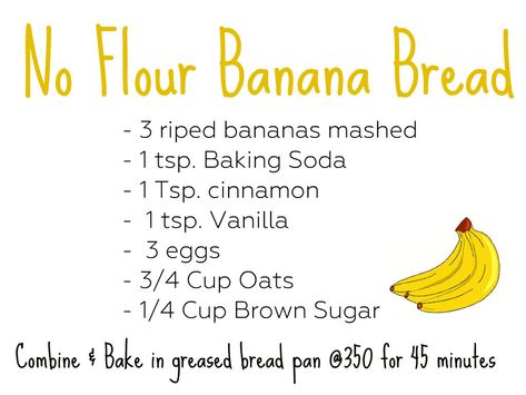 Banana Bread No Flour Recipe, Banana Bread Recipe No Flour, No Flour Banana Bread, Banana Recipes No Flour, Flourless Banana Bread, Banana Bread Brownies, Banana Recipe, Wicker House, Bread Ideas