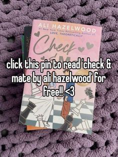 mine | #alihazelwood #checkandmate #freebookpdf Reading Books For Free, Click To Read For Free, Popular Booktok Books, Check And Mate, Free Books Pdf, Websites To Read Books, Teenage Books, Free Online Books, Best Books For Teens