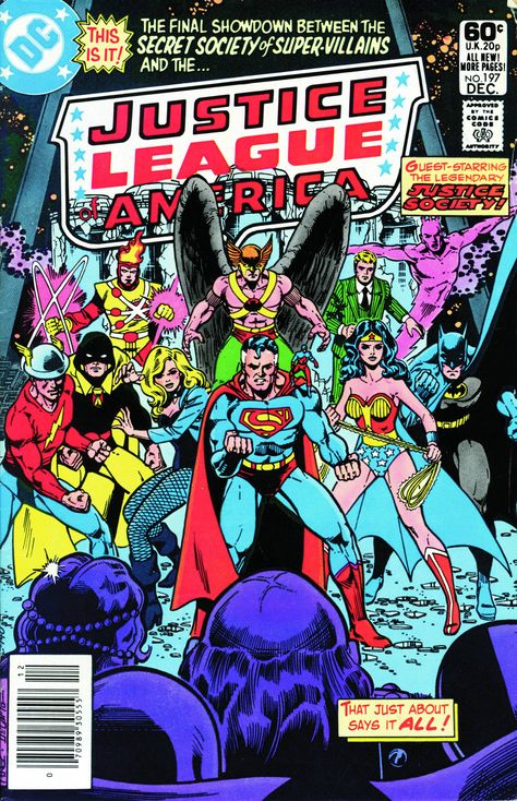 Justice League/Justice Society Justice Society Of America, Comic Book Shop, The Creeper, George Perez, Justice League Of America, Dc Comic Books, Fruit Box, Classic Comics, The Dark Knight